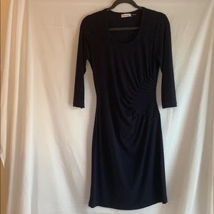 Calvin Klein 3/4 length sleeve dress - navy!